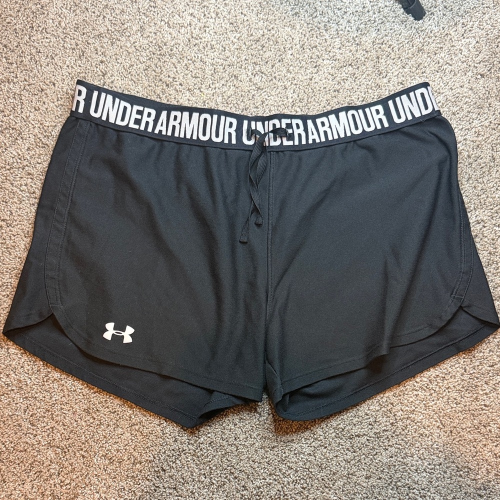 Under Armour Women's Black Athletic Shorts